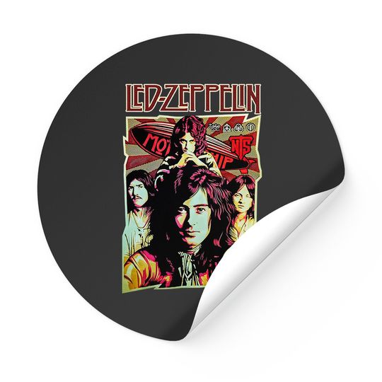 LED ZPELIN Rock Band Sticker