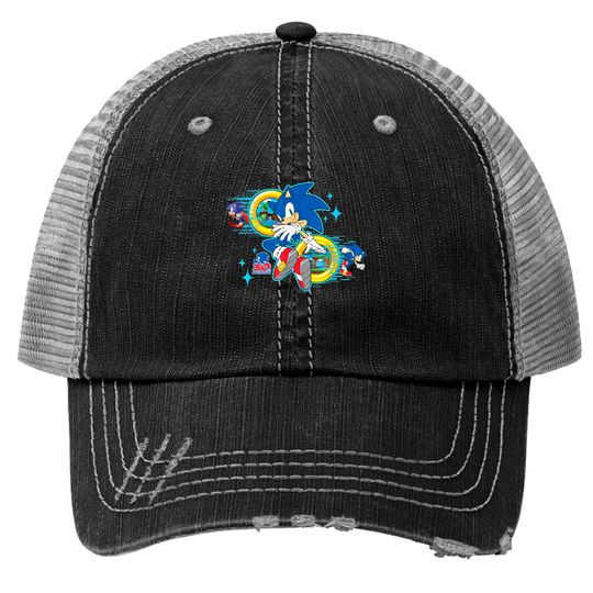 Sonic the Hedgehog's 30th Anniversary Trucker Hats Trucker Hats