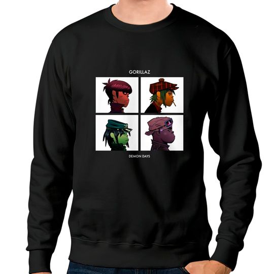 Gorillaz Unisex Sweatshirts: Demon Days