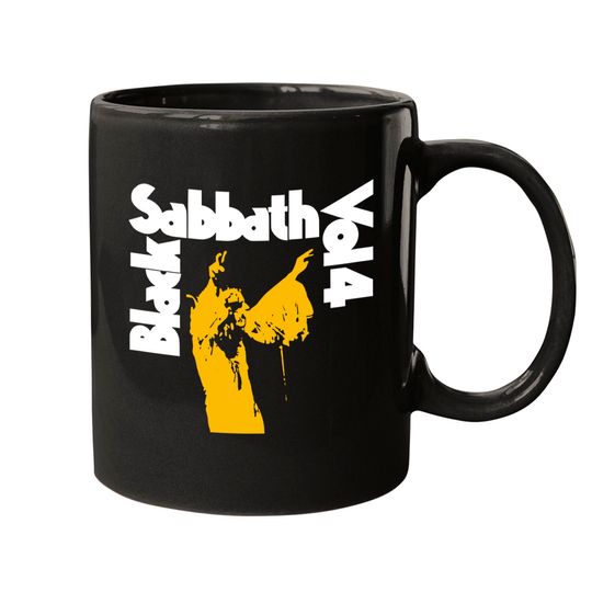 Black Sabbath Vol. 4 Vintage Coal Mugs