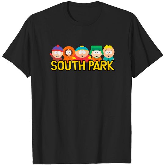 South Park Gang Behind Logo T-Shirt