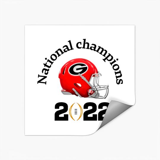 Georgia National Champions Essential Sticker
