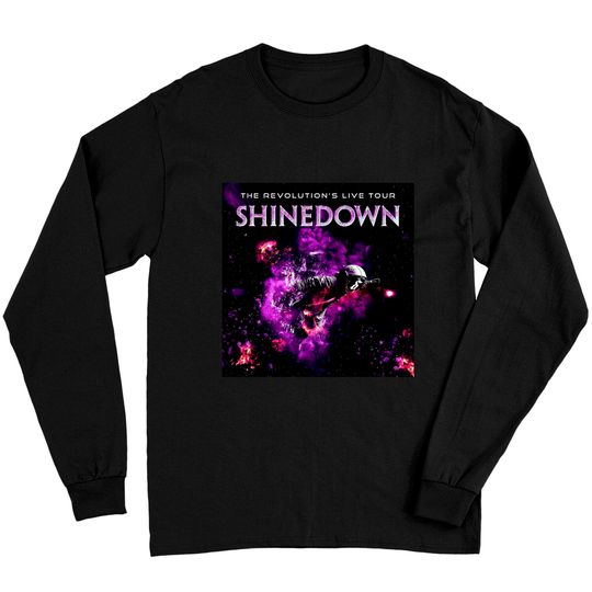shine down The Revolution's Live Tour 2022 Long Sleeves Up to 5XL Men's Size Shirts