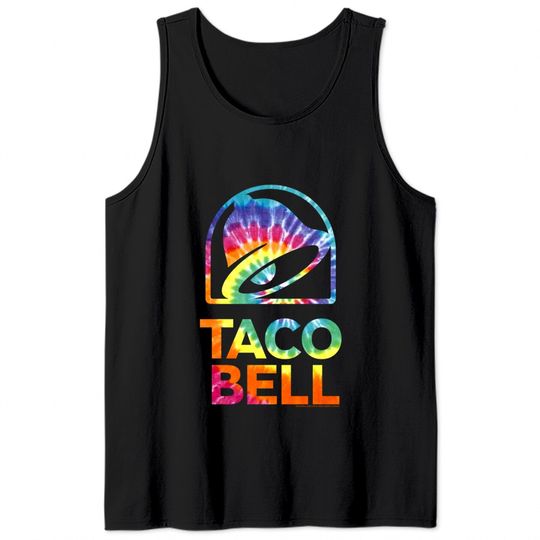 Taco Bell Tie-Dyed Logo Tank Tops