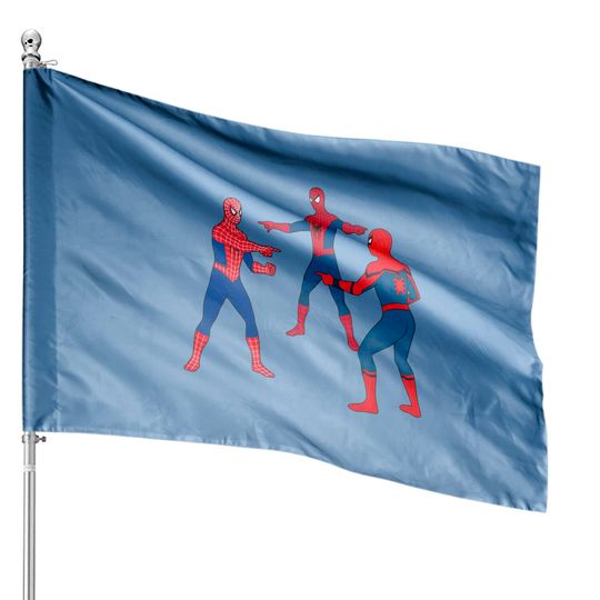 Spider Man Meme House Flags