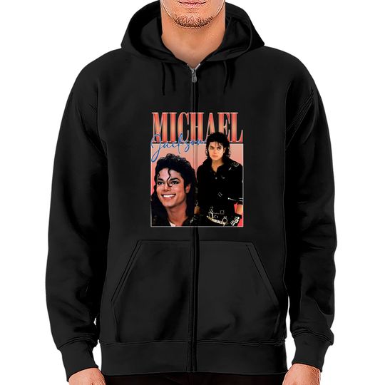 Michael Jackson Vintage Zip Hoodies