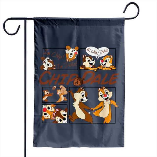 Friend - Chip and Dale Garden Flag, Double Trouble Garden Flag, Chip and Dale Garden Flag, Disney Garden Flags, Disney Friend Garden Flags, Gifts Idea