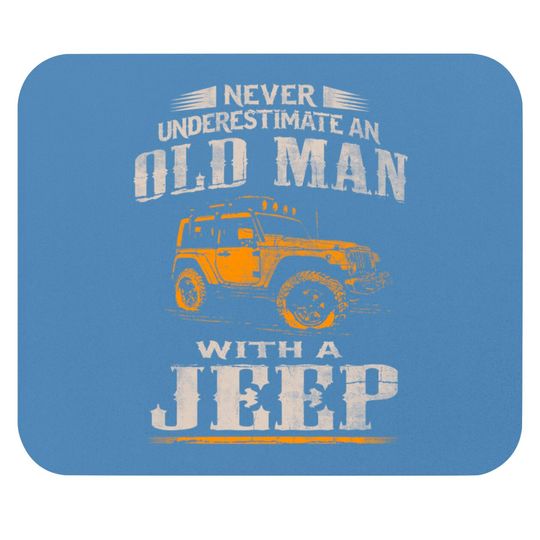 Old Man's Jeep Mouse Pad - Jeep For Men - Mouse Pads