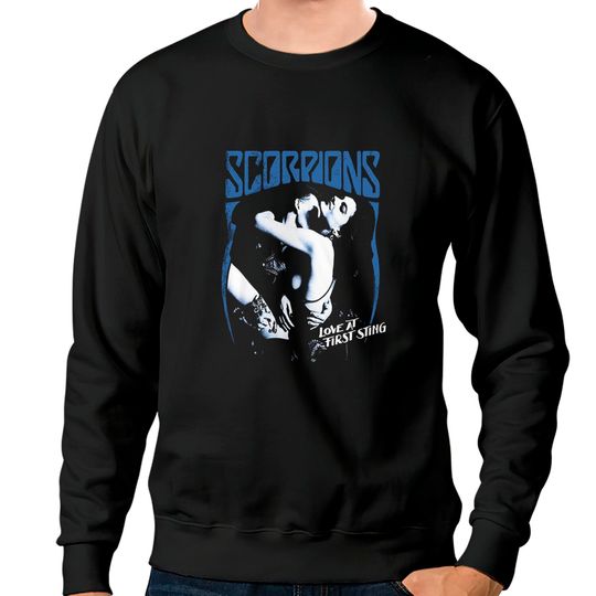 Scorpions Sweatshirts Love at First Sting Black Sweatshirt