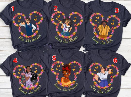 Disney Encanto Shirt, Disney Encanto Characters Shirt