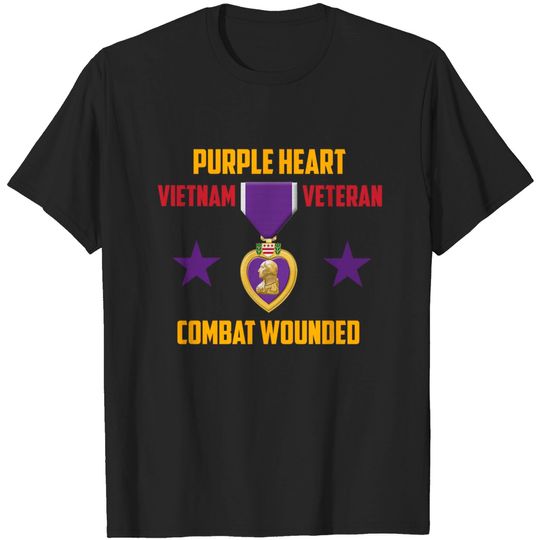 Purple Heart Vietnam Veteran T-Shirt
