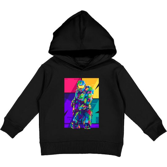 Halo Popart - Halo - Kids Pullover Hoodies