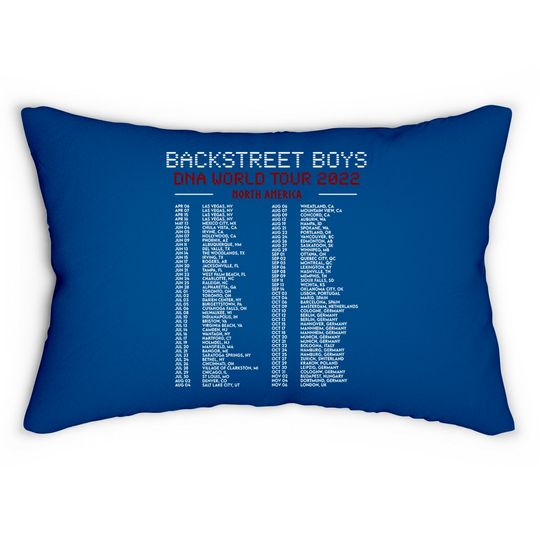 Backstreet Boys DNA Tour 2022 Lumbar Pillows, Backstreet Boys Lumbar Pillows, DNA Tour Lumbar Pillows