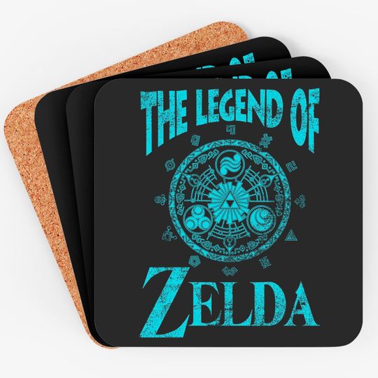 The legend Of Zelda Logo Coasters