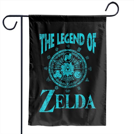 The legend Of Zelda Logo Garden Flags