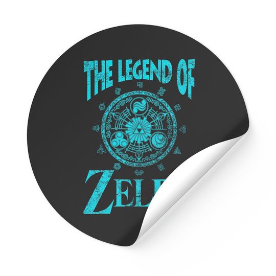 The legend Of Zelda Logo Stickers