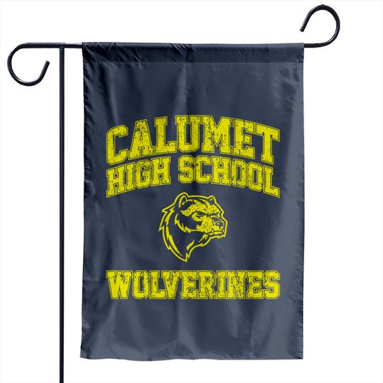 Calumet High School Wolverines - Red Dawn Movie - Garden Flags