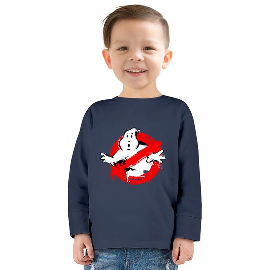 ghostbusters logo - Ghostbusters -  Kids Long Sleeve T-Shirts