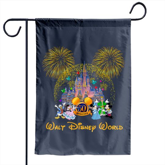 50th Anniversary Walt Disney Garden Flags
