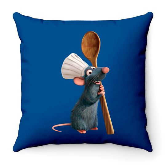 Disney Pixar Ratatouille Chef Remy with Spoon Throw Pillows
