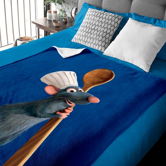 Disney Pixar Ratatouille Chef Remy with Spoon Baby Blankets