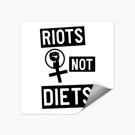 Riots not diets - Riots - Stickers