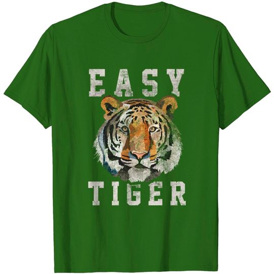 Easy Tiger distressed casual-chic graphic for women T-Shirt
