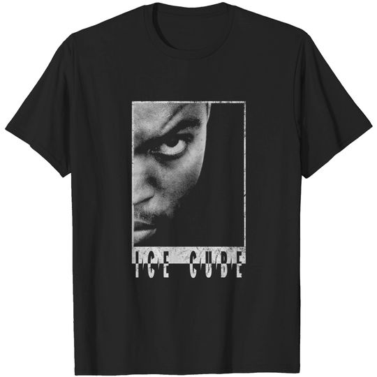 Ice Cube Men's Half Face T-Shirt Blue