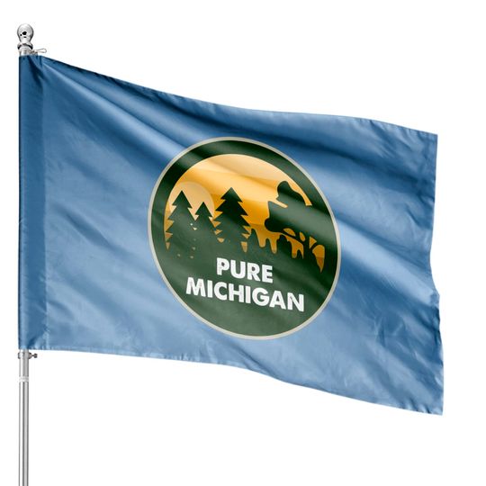 Pure Michigan Gift House Flags