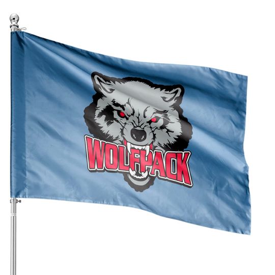 Wolfpack Sports Logo - Wolfpack - House Flags