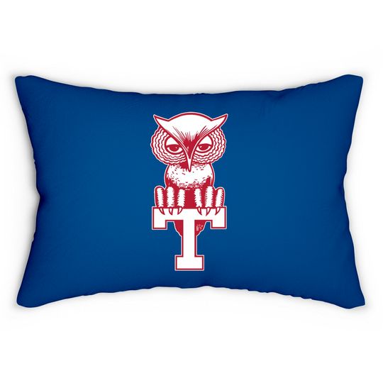 Vintage Temple Owls Mascot - Temple - Lumbar Pillows