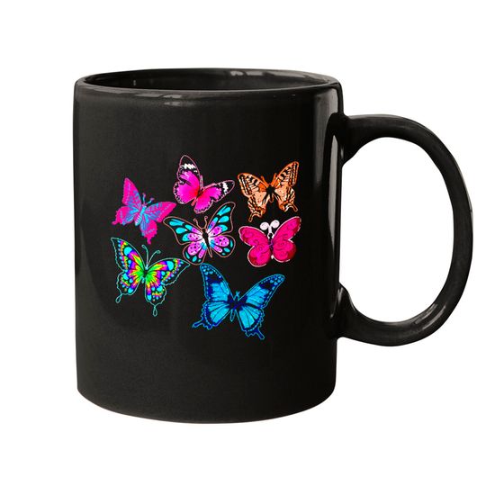 Butterflies Colorful Butterflies Mugs