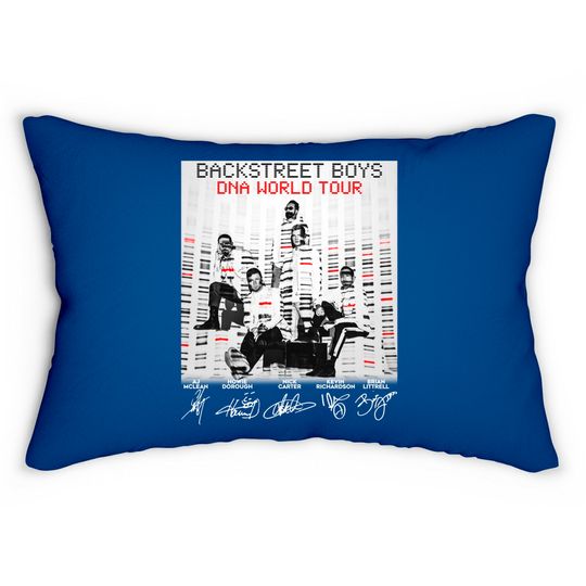 Backstreet Boys DNA World Tour Lumbar Pillows, Backstreet Boys Concert  2022 Lumbar Pillows, Backstreet Boys Lumbar Pillows