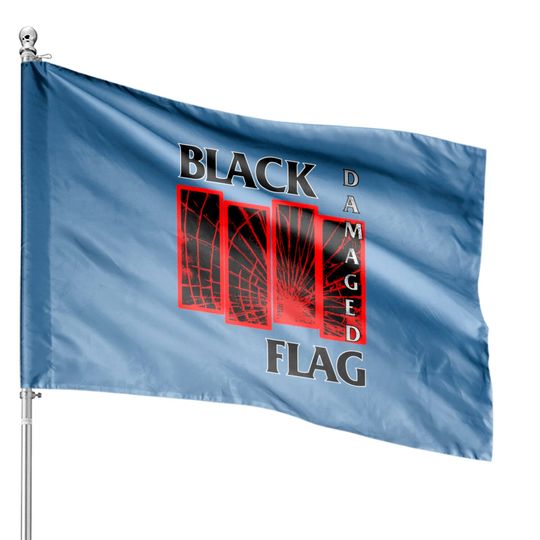 Black Flag - Damaged. - Black Flag - House Flags