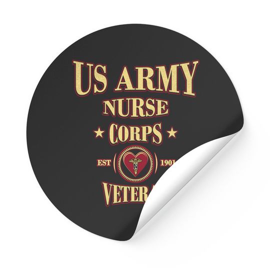 US Army Nurse Corps Veteran - Army Nurse Corps - Stickers