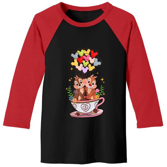 Chip n Dale Baseball Tees, Disney Balloon shirts, Disney Trip Shirt, Mickey Balloon Baseball Tees, Disneyland Shirts, Disney Vacation Tee