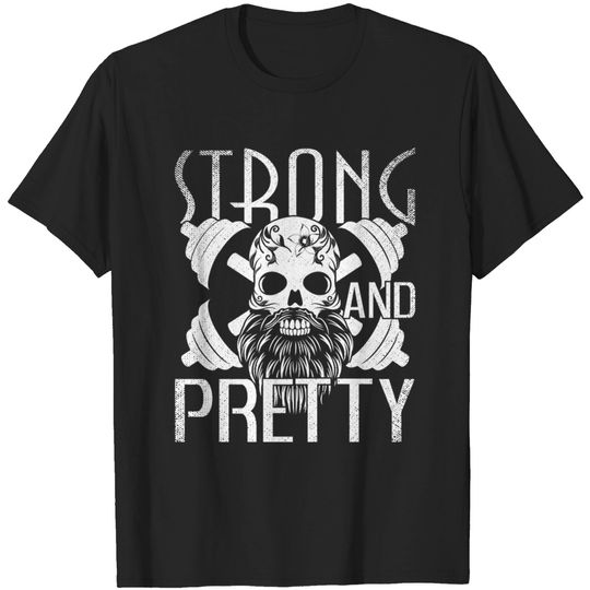 Strong and Pretty Strongman Gym Vintage - Strong And Pretty - T-Shirt