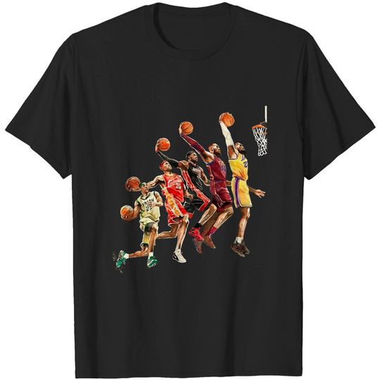 The Evolution of Lebron James - NBA Los Angeles Lakers - Nba - T-Shirt