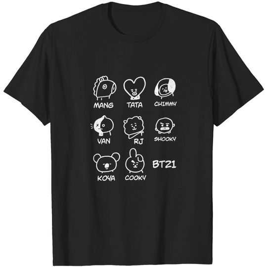 Bts BT21 Graphic - Bts - T-Shirt