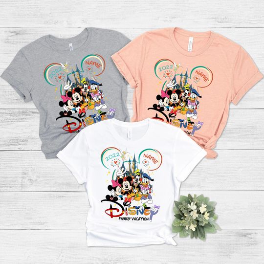 Disney Family Vacation 2022 Shirt, Disney Shirts, Disney Family Trip Shirt, Disney Mickey Minnie Shirt