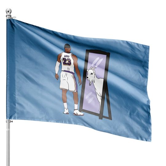 LeBron James Mirror GOAT (Cavs) - Lebron James - House Flags