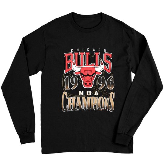 Chicago Bulls 1996 Champions Vintage Long Sleeves