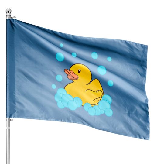 Rubber Duckie Rubber Duck Bath - Rubber Duck - House Flags