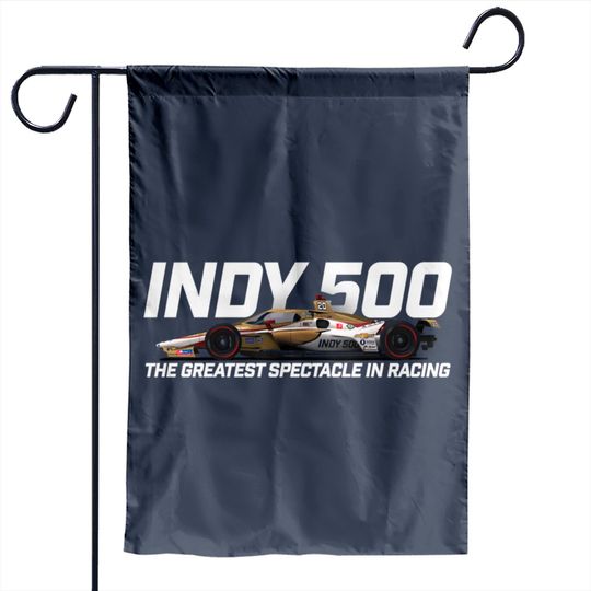Indy Greatest Spectacle (dark double-sided) - Indy 500 - Garden Flags