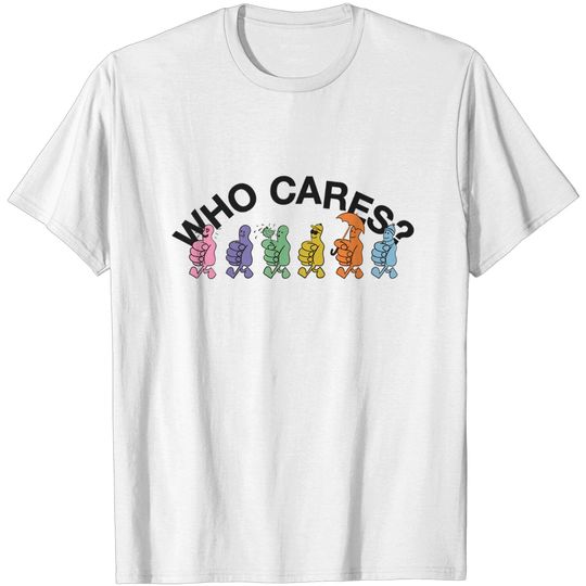 Rex Orange County Who Cares Multicolor Hand Logo T-Shirt