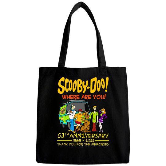 Scooby-Doo Where Are You 53th Anniversary 1969-2022 Bags, Scooby Doo Shirt Gift For Fan