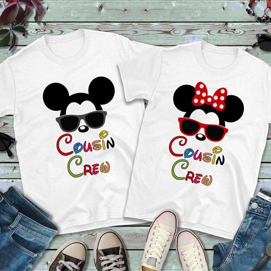 Personalized Cousin Crew 2022 Disney Family Trip Shirt