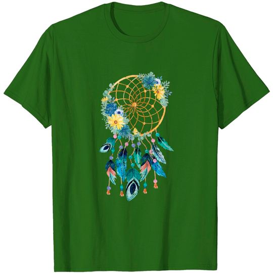 Hippie Dream Catcher Boho Dreamcatche T-shirt