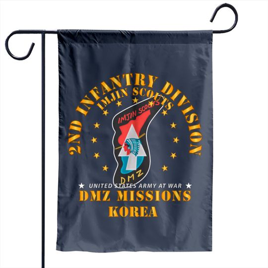 2nd Infantry Division - ImJin Scout -DMZ Missions Garden Flags