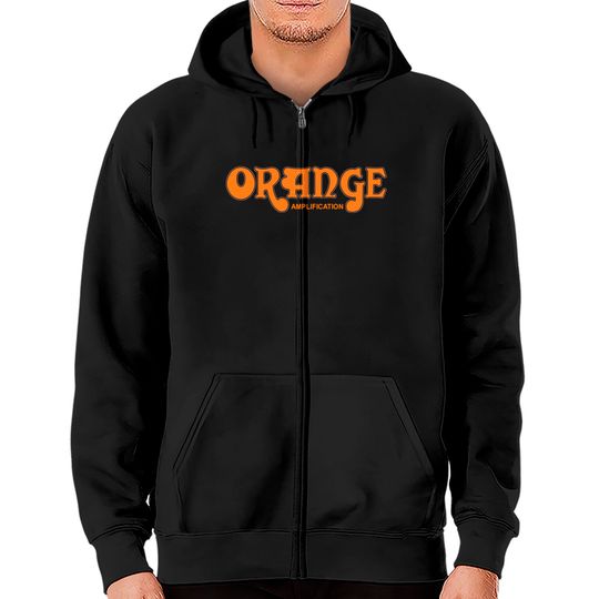 Orange Amplification Logo - Orange Amps - Zip Hoodies